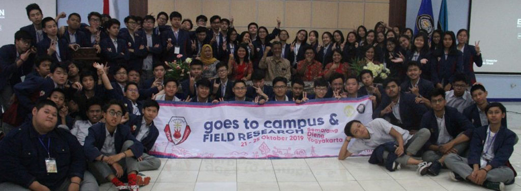 Goes to Campus and Field Research, SMA Fons Vitae 1 – East Jakarta visit FPIK – Diponegoro University