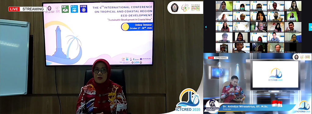 Successfully Held Online: International Conference on Tropical and Coastal Region Eco-Development 2020