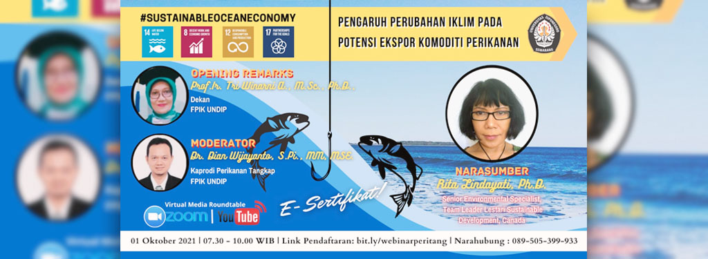 Effect of Climate Change on Export Potential of Fishery Commodities | Webinar Dept of Capture Fisheries