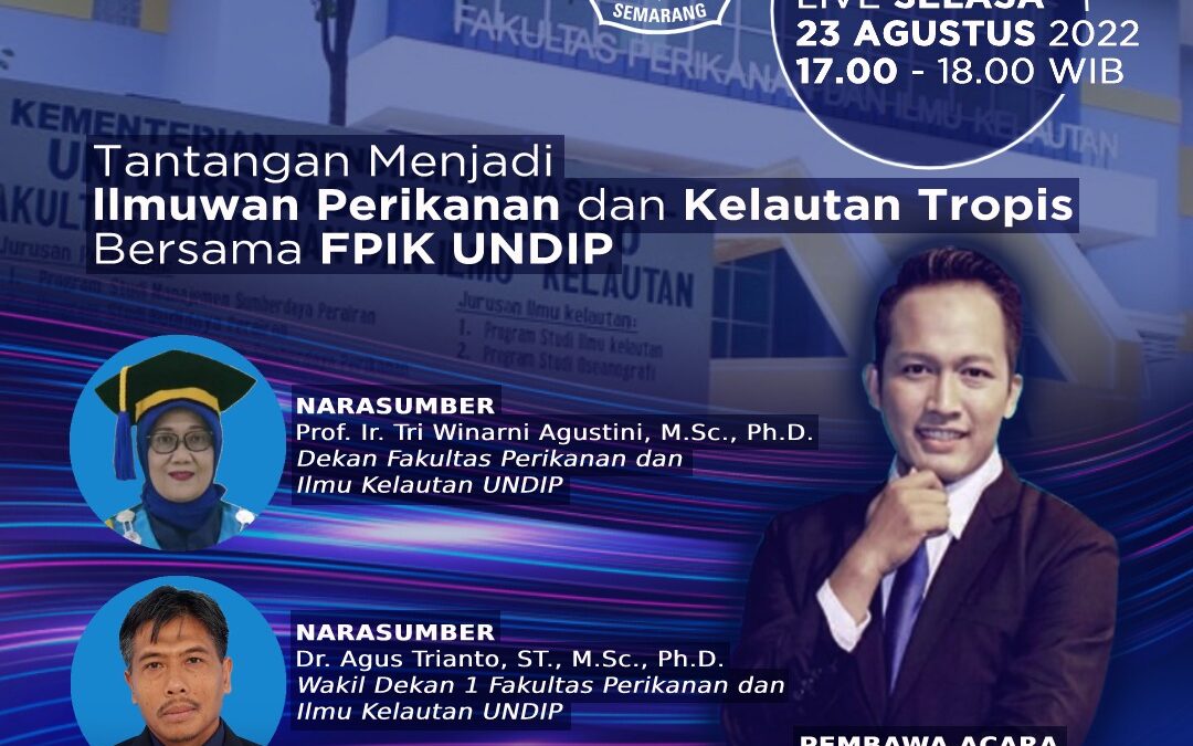 “The Challenge of Being a Tropical Fisheries and Marine Scientist” Live at TVRI Central Java