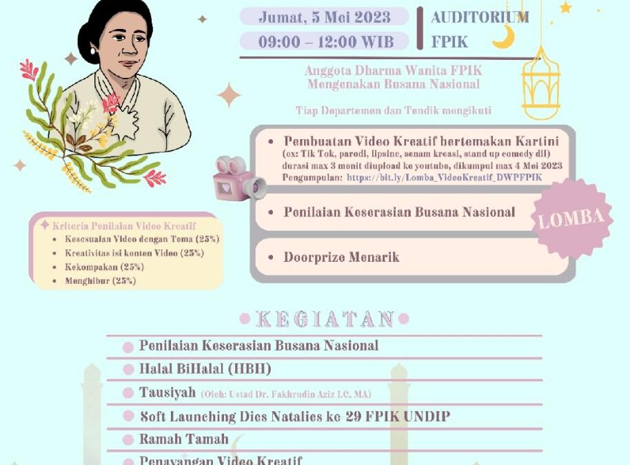 Commemorating Kartini Day and Halal Bihalal