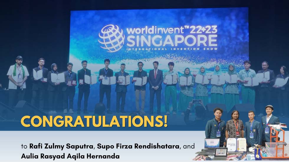 FPIK Represents Indonesia and Wins Silver Medal at Worldinvent Singapore 22+23 (WoSG)