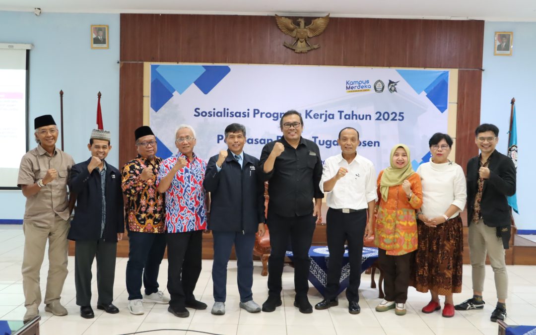 Sosialisasi Proker Tahun 2025 dan Pelepasan Purna Tugas Dosen